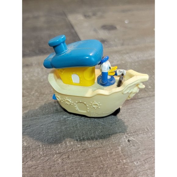 Donald Duck Burger King steam boat wind-up toy figure Disney - Picture 4 of 8